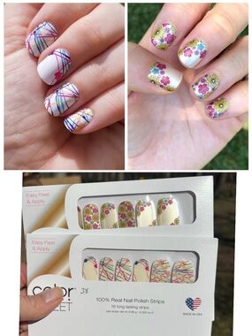 HTF RARE RETIRED Color Street LOVE YA BUNCHES & MIND OVER SPLATTER